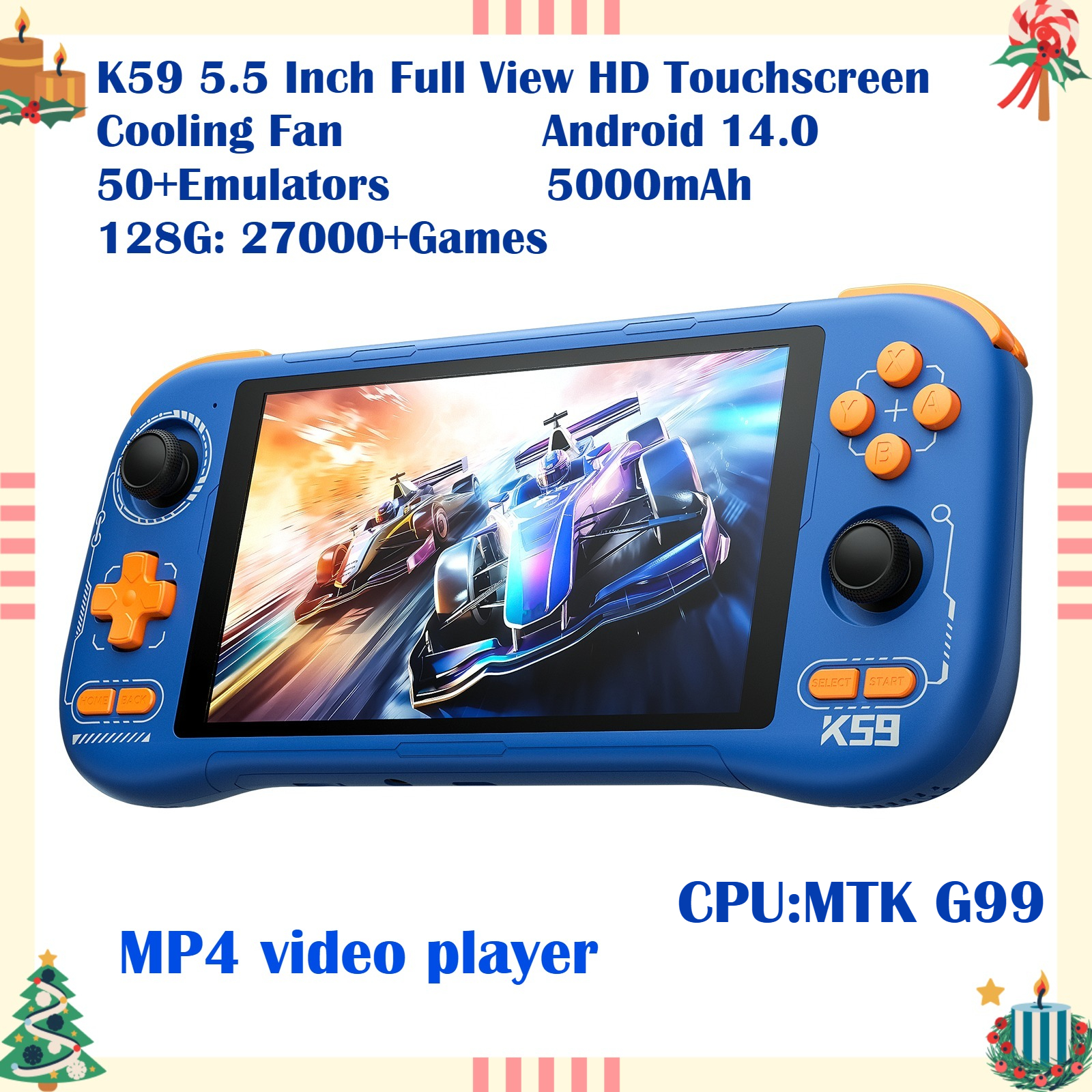 Retro Gaming La - K59 Pro Android 14 Handheld Game