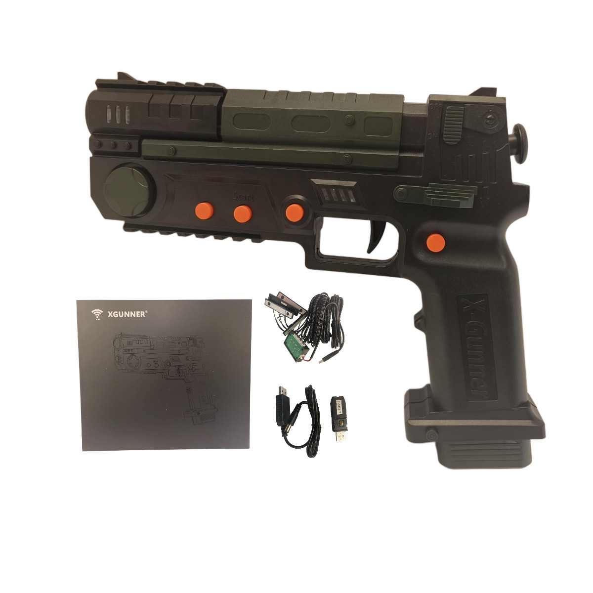 Retro Gaming Light Gun - XGUNNER Light Gun Wireless Gaming Pistol