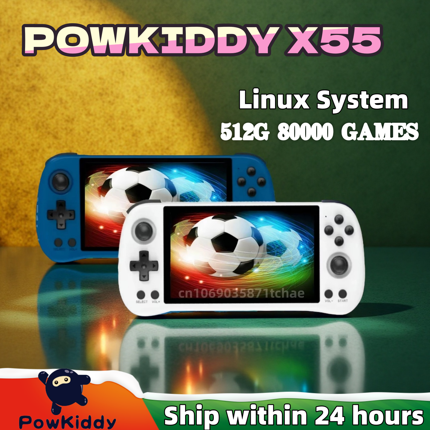 Retro Gaming La - POWKIDDY X55 Handheld Game Console Retro