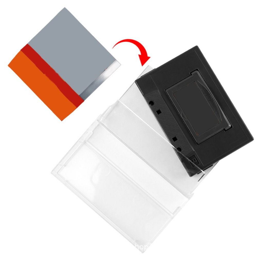 Retro Gaming Case - Clear Game Cassette Storage Box Display