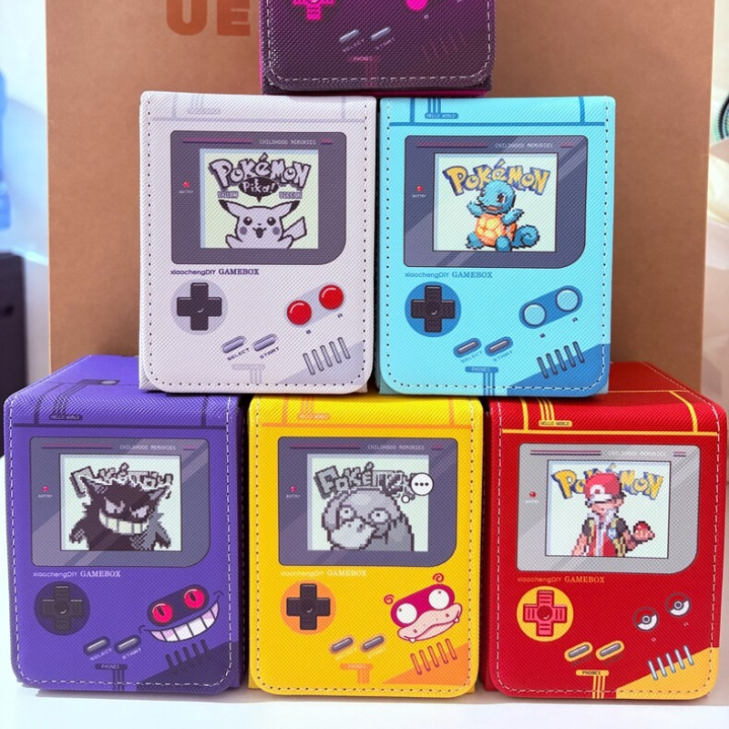 Retro Gaming Art - Pokémon Psyduck Mew Gengar Figure Deck