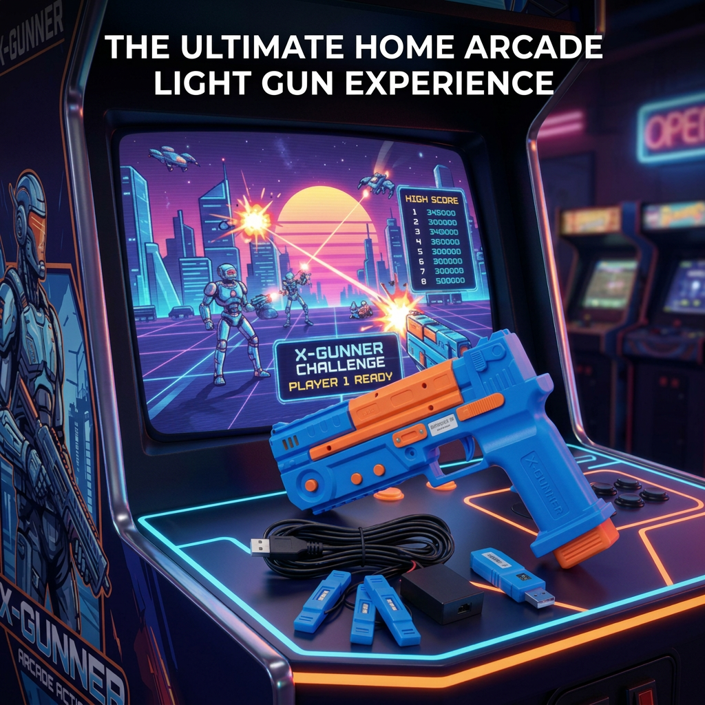 Retro Gaming Light Gun - 2.4G Wireless Light Gun Controller for