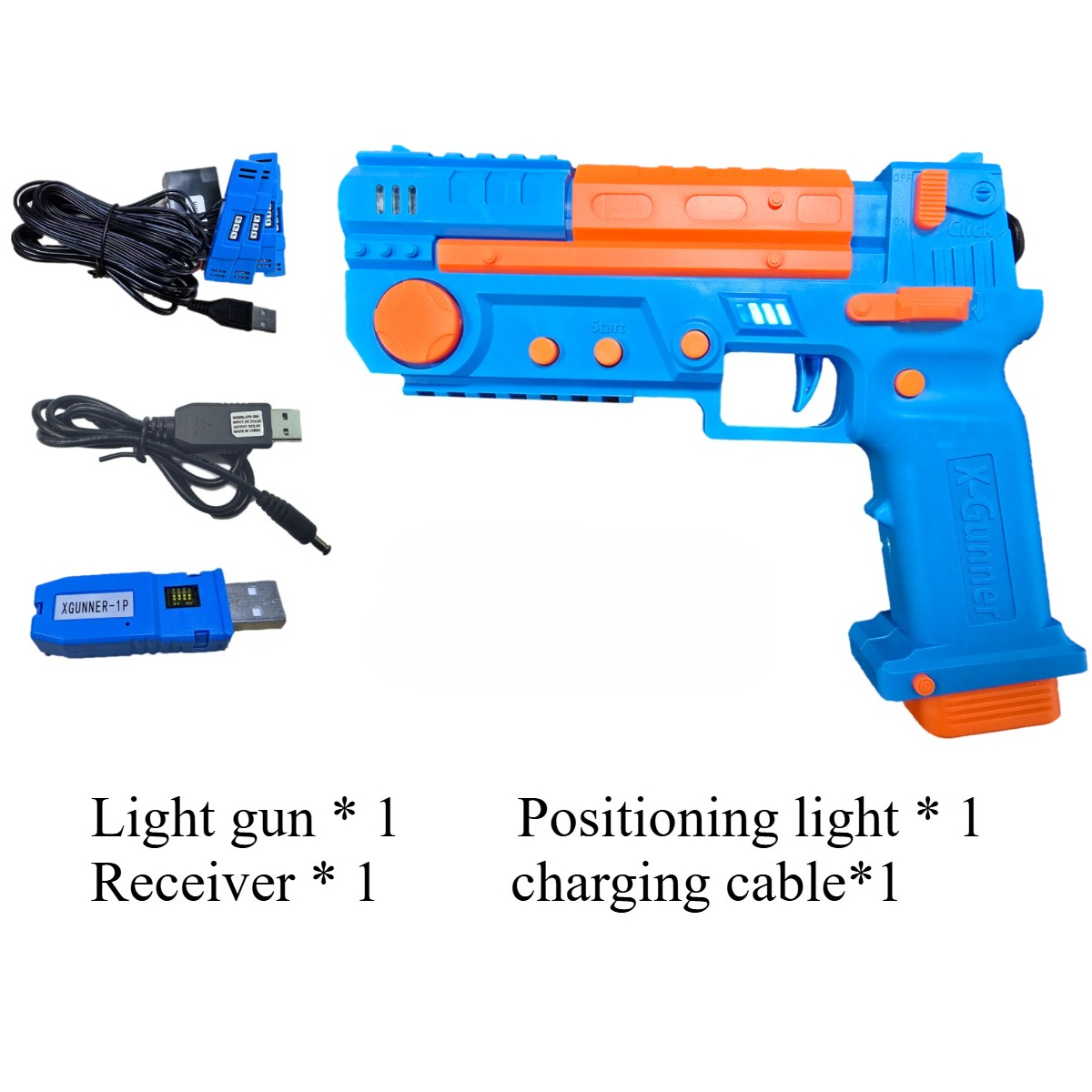 Retro Gaming Light Gun - XGUNNER Light Gun game controller Wireless