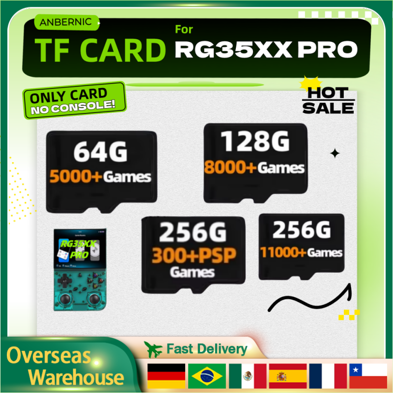 Retro Gaming Gif - For ANBERNIC RG35XX PRO Memory Card