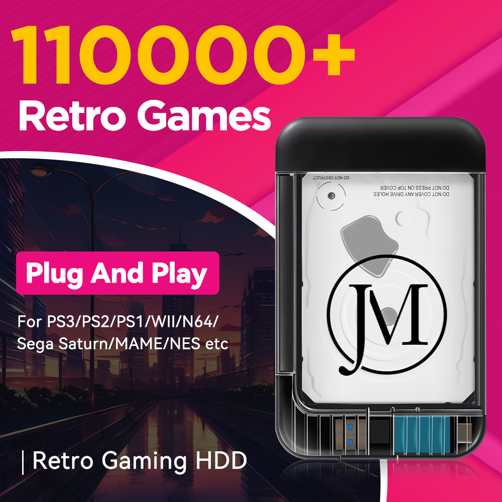 Retro Gaming Windows - Retro Game HDD With 110000+Retro Games