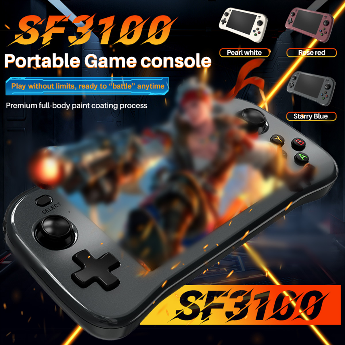 Retro Gaming Tablet - SF3100 Portable Handheld Game Player IPS