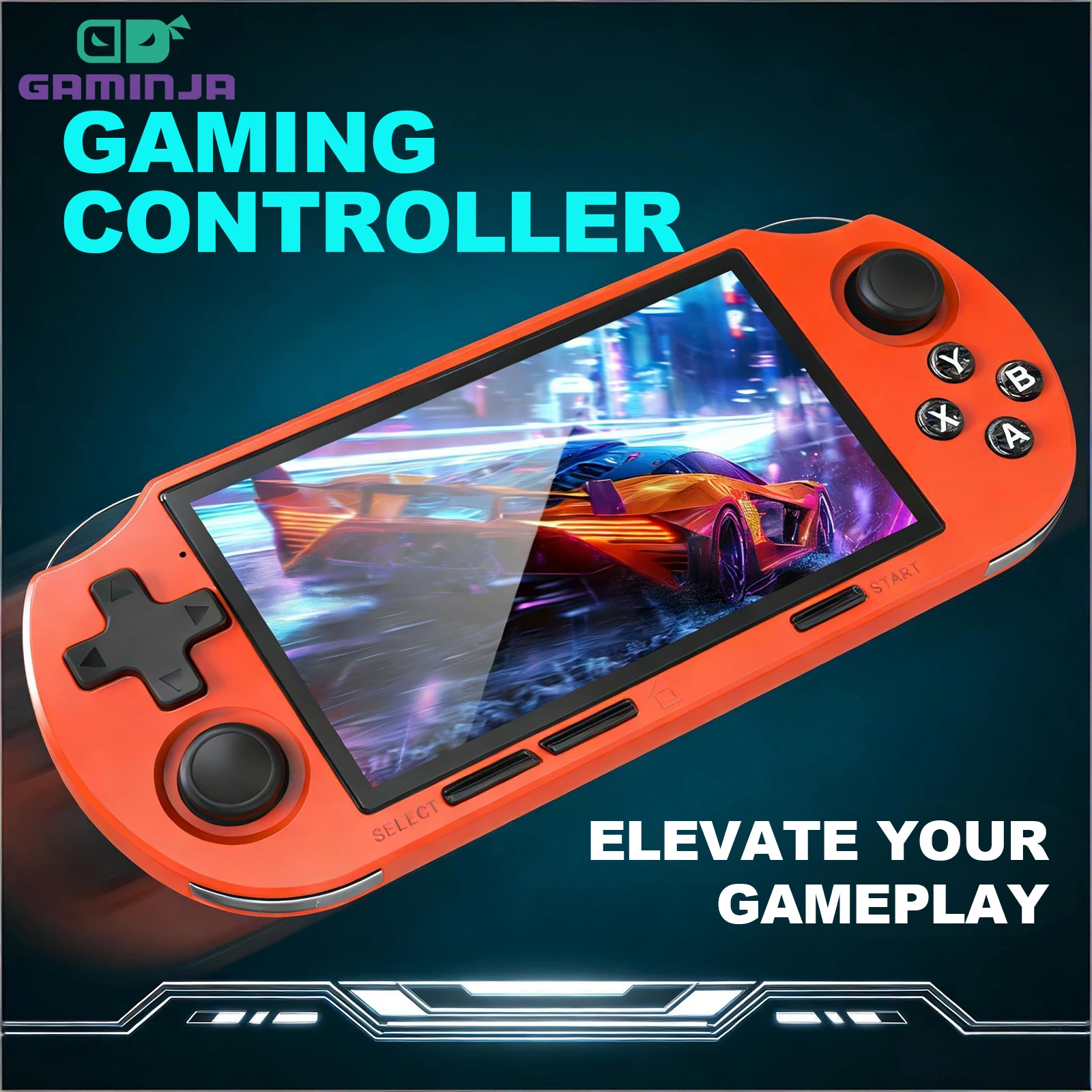 Retro Gaming Download - GAMINJA Handheld Portable Gaming Console 4.5Inch