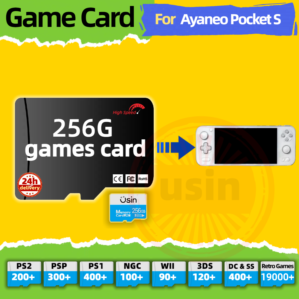 Retro Gaming Tablet - Game Card For Ayaneo Pocket S