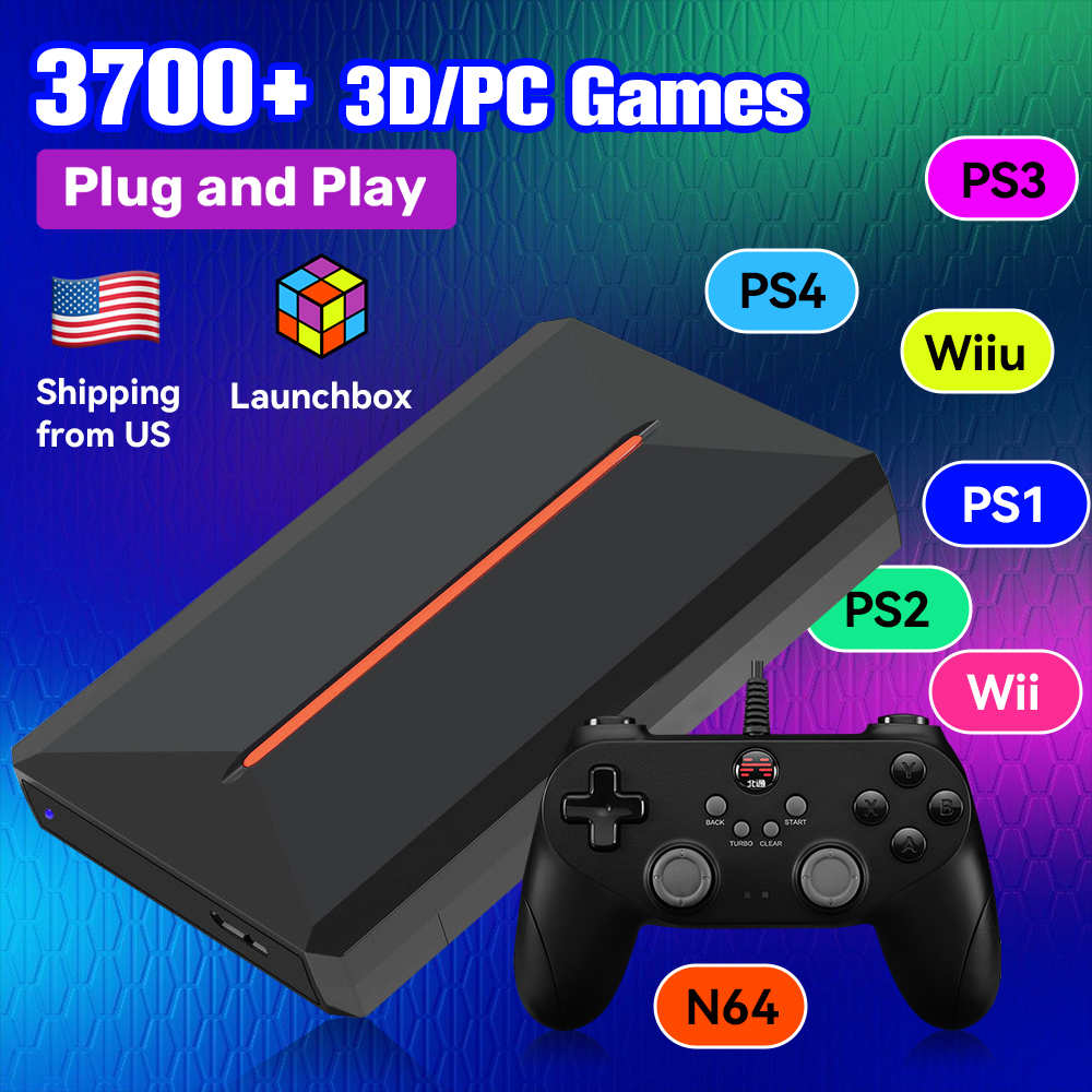 Retro Gaming Tablet - Launchbox OS 500GB Portable Gaming HDD