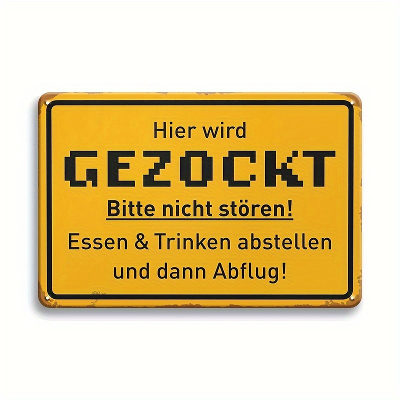 Game Retro Gaming - Retro Gaming Metal Sign - 