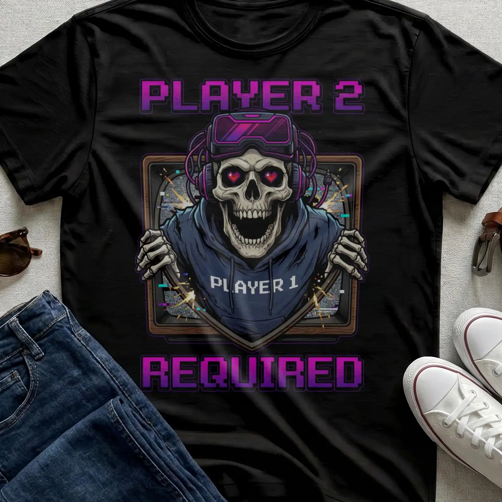 Retro Gaming Vr - Player 2 Required Skeleton Gamer VR