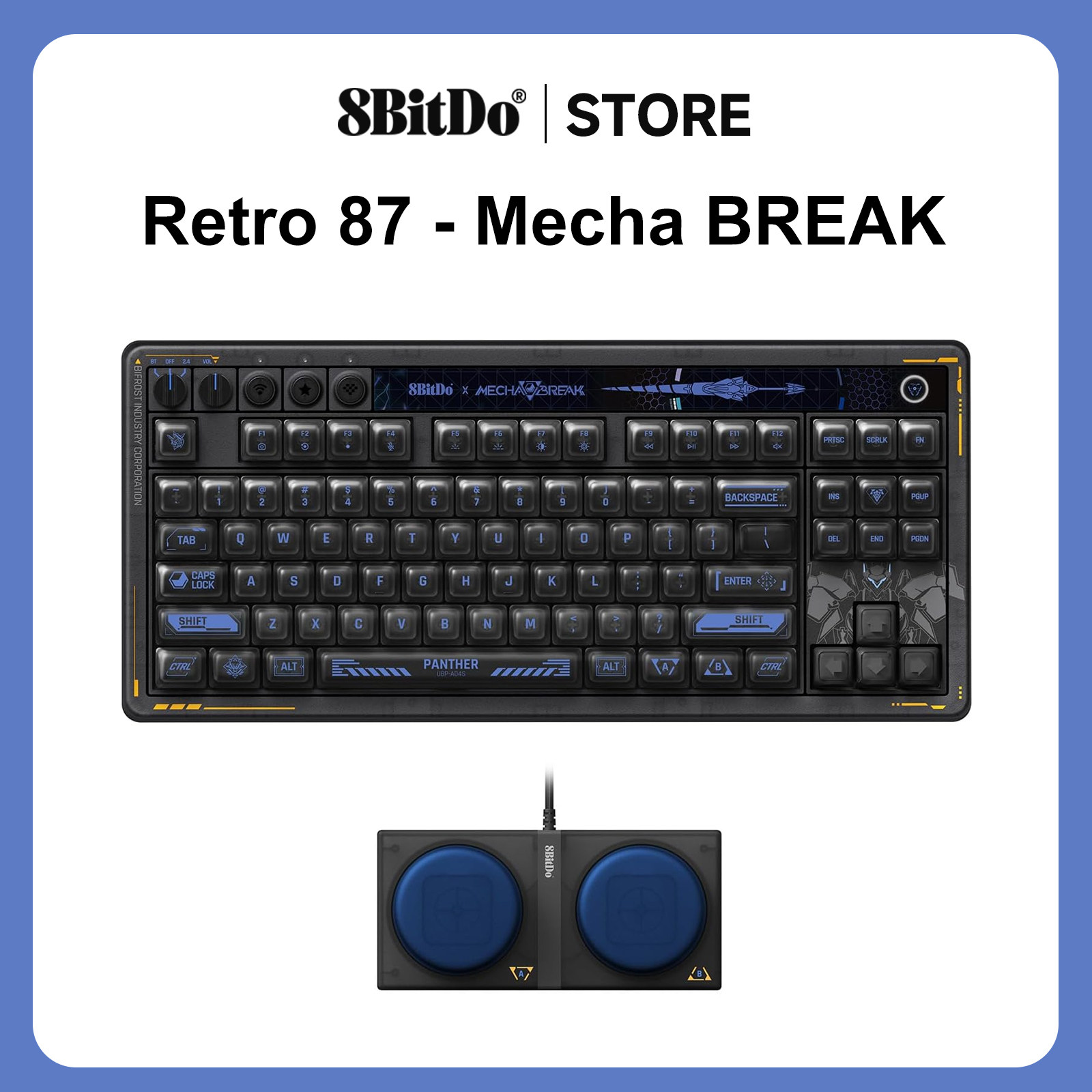 Retro Gaming Windows - 8BitDo Retro 87 Mechanical Keyboard -