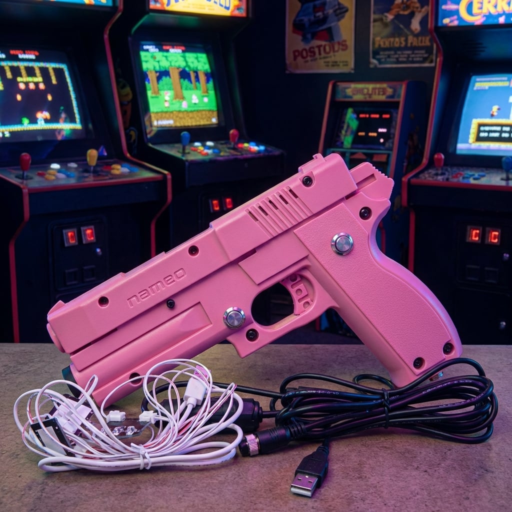 Retro Gaming Light Gun - Strong recoil Time Crisis 3 Somatosensory