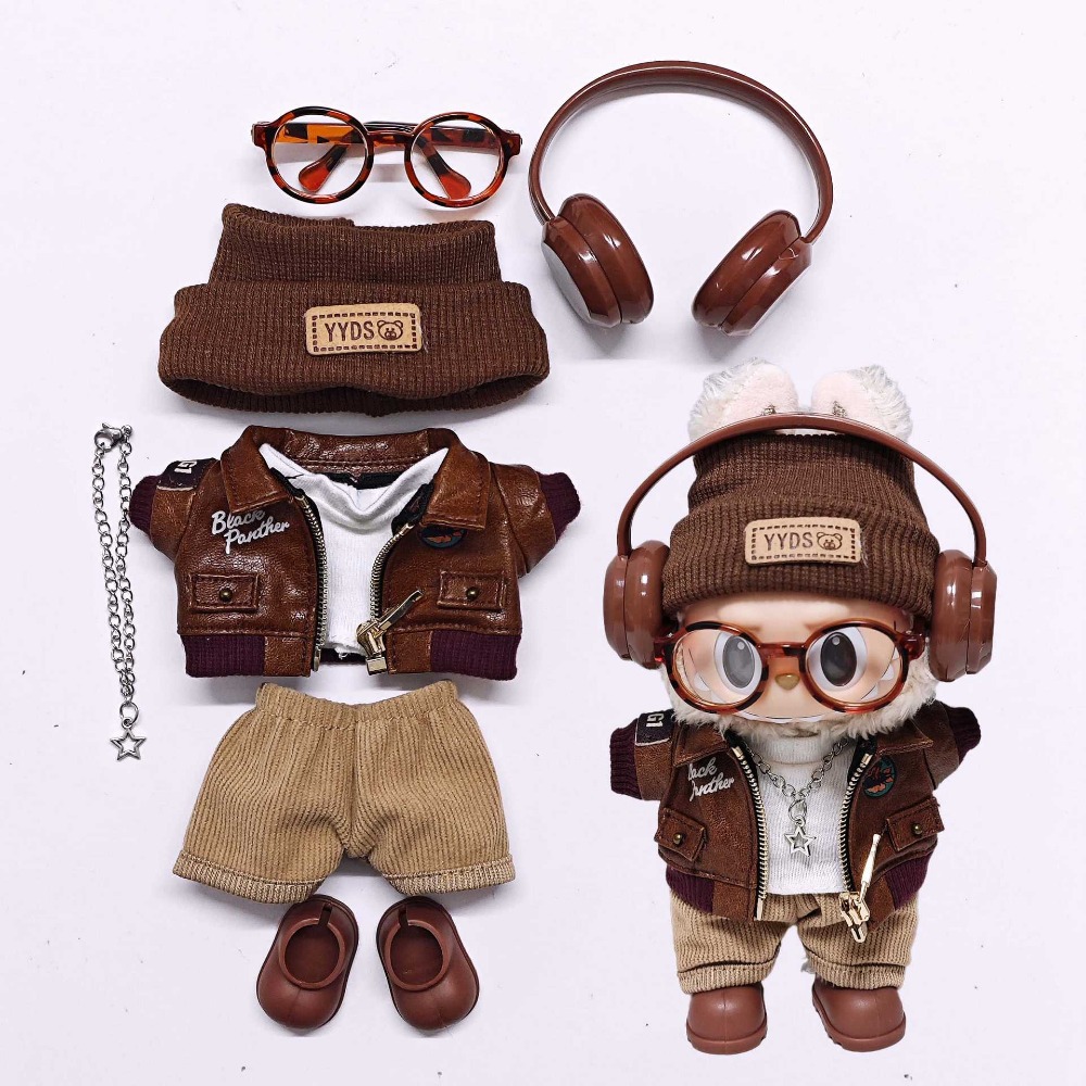 Retro Gaming Gif - For 15/17cm Labubu Clothes Outfit Fashion