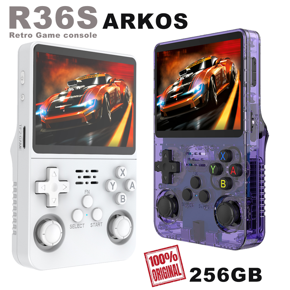 BOYHOM 256G Open Source R36S R - Retro Gaming Tablet avaliação e preço