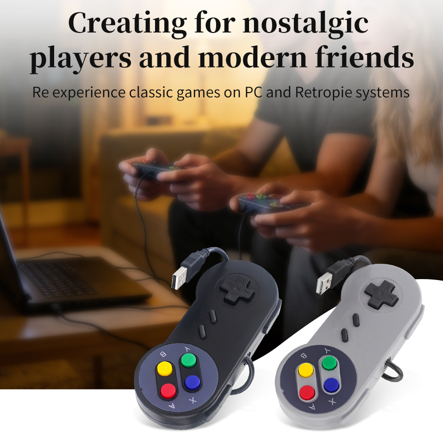1-2 pcs SNES USB Controller Re - Retro Gaming Raspberry Pi 5 avaliação e preço