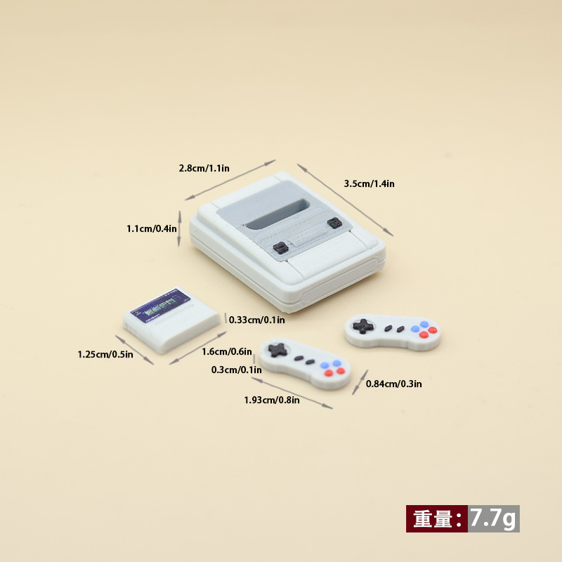 1set Dollhouse Mini Retro Game - Retro Gaming Setup avaliação e preço