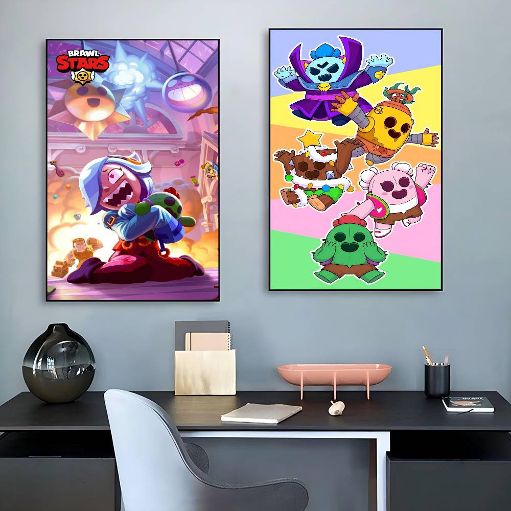 Anime Game Brawl Stars Movie S - Retro Gaming Art avaliação e preço