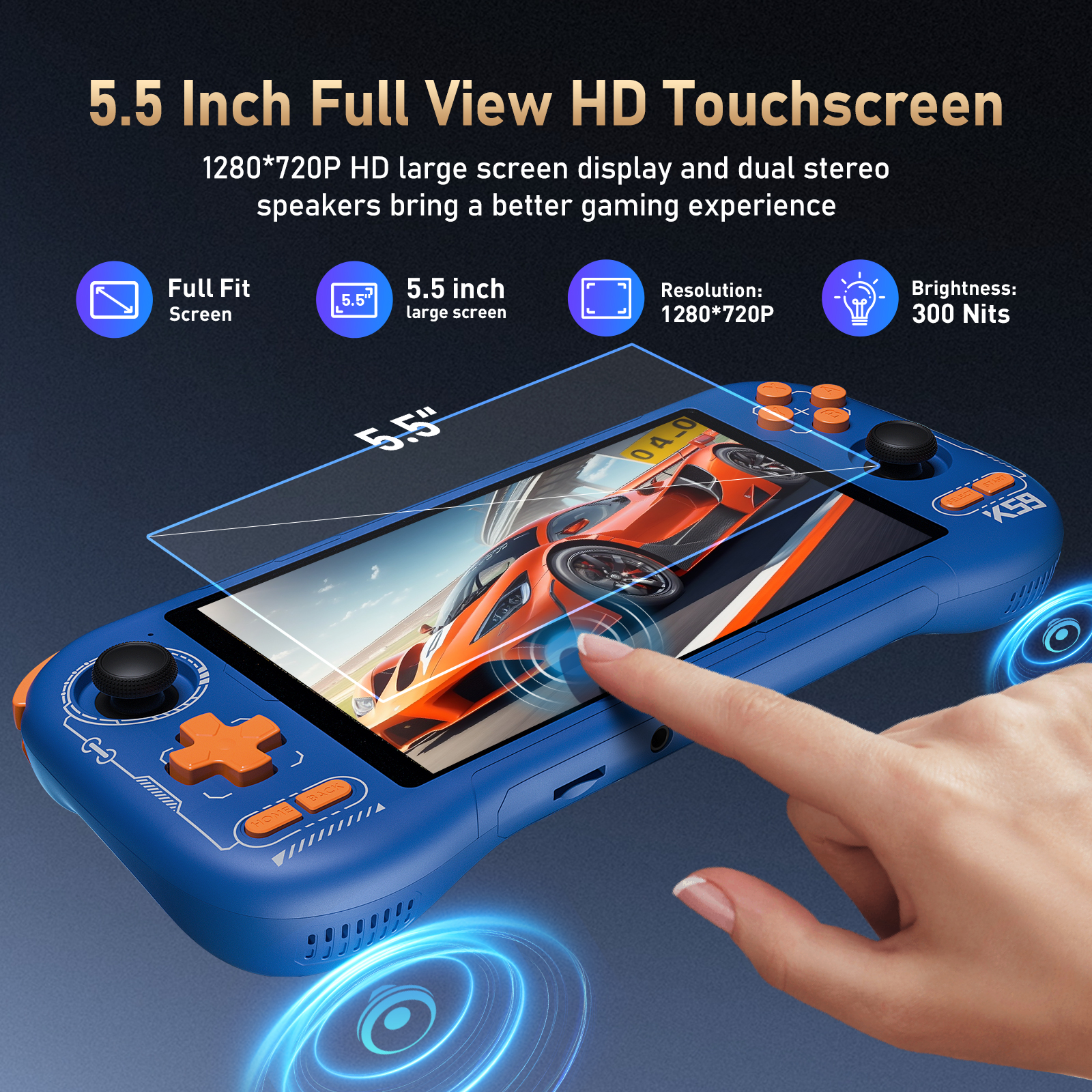K59 Pro Android 14 Handheld Ga - Retro Gaming La avaliação e preço