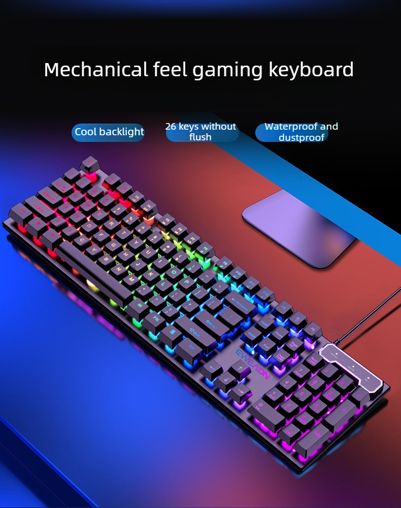 EWEADN GX330 Gaming Keyboard 1 - Retro Gaming Windows avaliação e preço