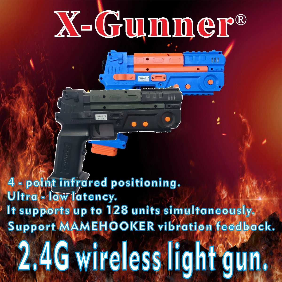 XGUNNER Light Gun Wireless Gam - Retro Gaming Light Gun avaliação e preço