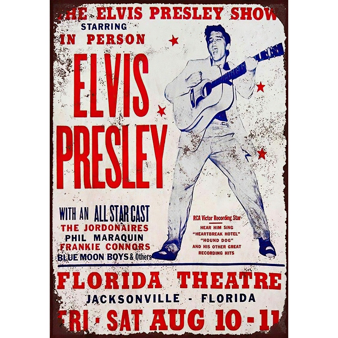 Elvis Presley Concert Florida  - Retro Gaming Cafe avaliação e preço