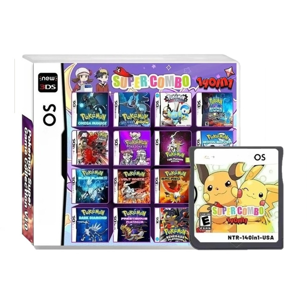 NDS Video Game Cartridge Pokém - Retro Gaming Gif avaliação e preço