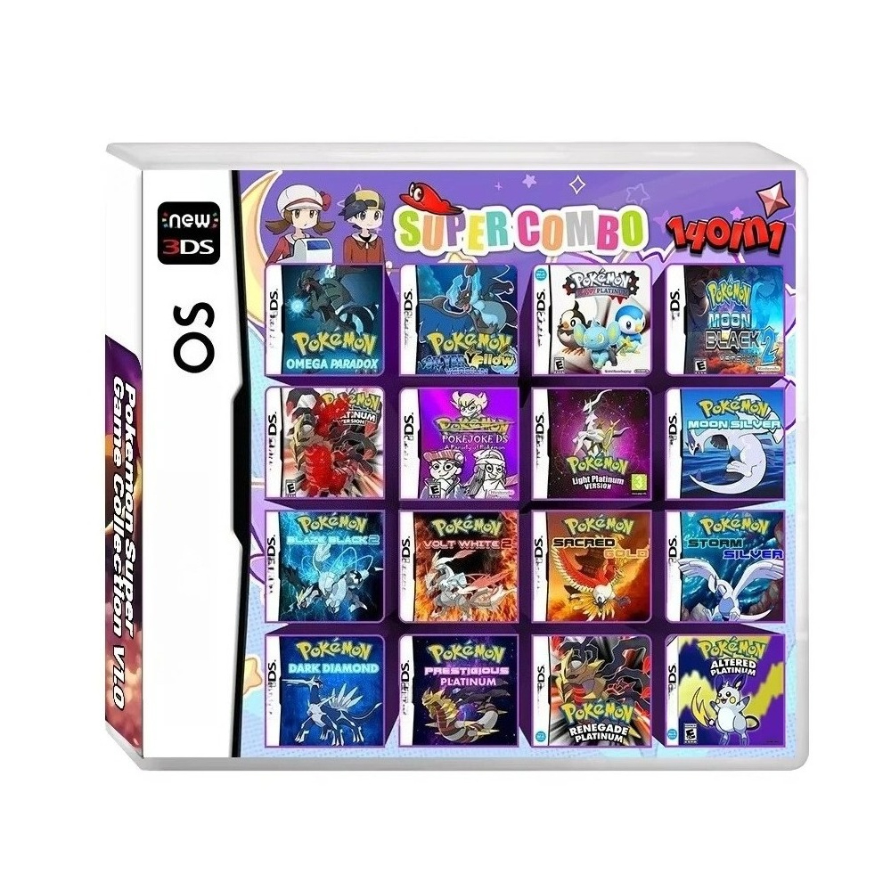 NDS Video Game Cartridge Pokém - Retro Gaming Gif avaliação e preço