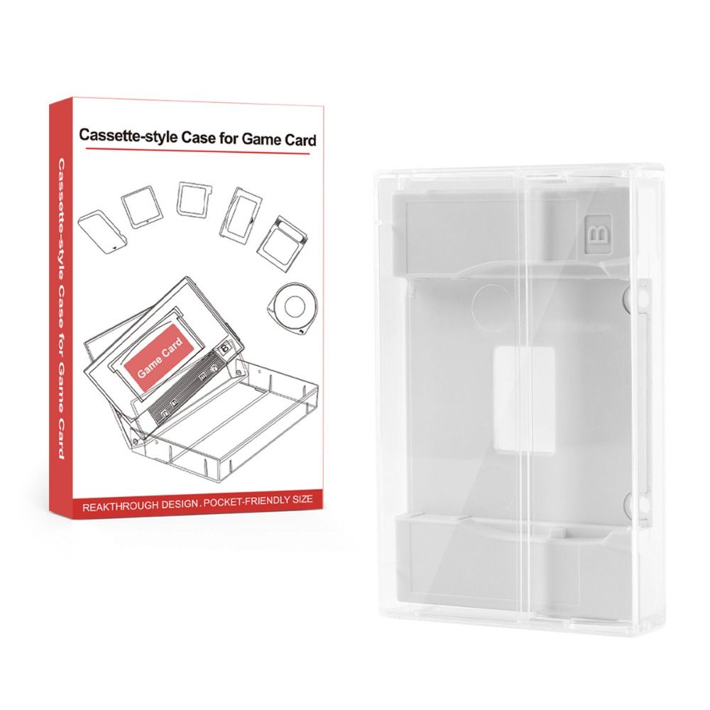 Clear Cassette Storage Box Ret - Retro Gaming Case avaliação e preço