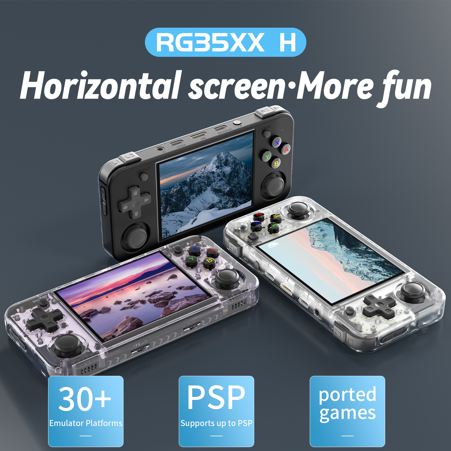 ANBERNIC RG35XX H Horizontal R - Retro Gaming La avaliação e preço