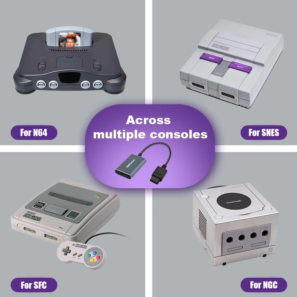 Bitfunx 720P Svideo / AV To HD - Retro Gaming Art avaliação e preço