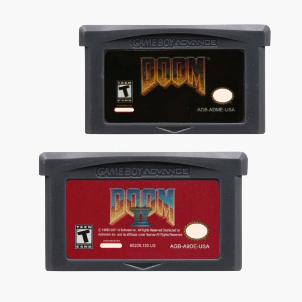 DOOM Series 32 Bit GBA Game Ca - Retro Gaming Setup avaliação e preço