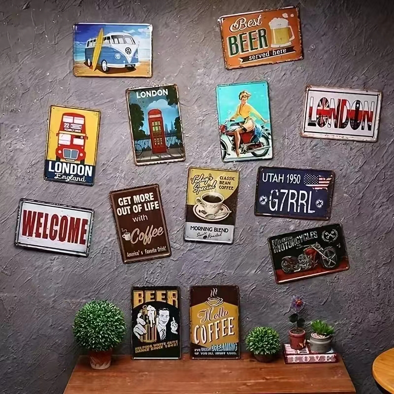 DAOLEG Warning Corgi Metal Pla - Retro Gaming Cafe avaliação e preço