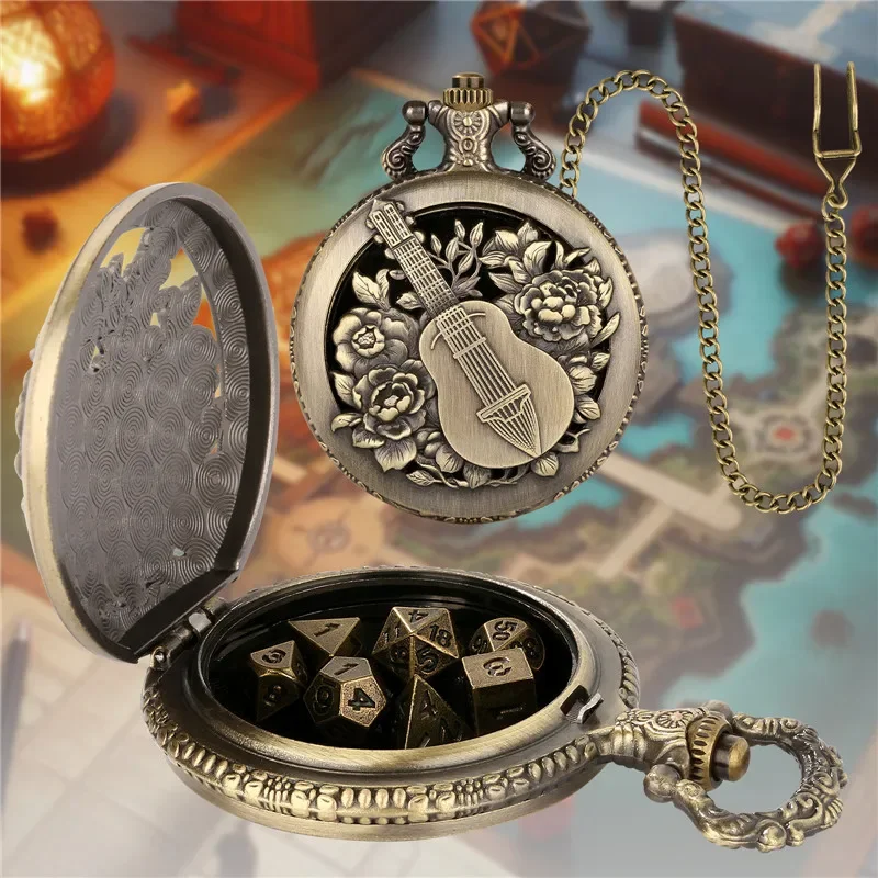 Retro 7 X Metal Polyhedral Dic - Retro Gaming Case avaliação e preço