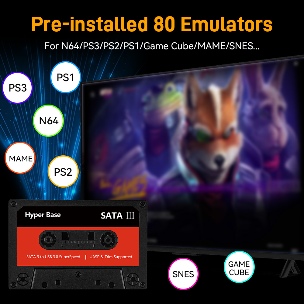 Batocera 500G/2T Emulator Game - Retro Gaming Pro avaliação e preço