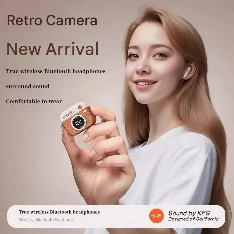 Q86 Retro Camera Wireless Earb - Retro Gaming Case avaliação e preço