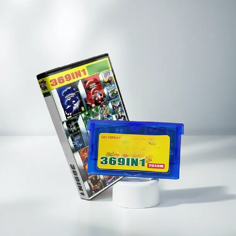 369 in 1 GBA Game Cartridge 32 - Retro Gaming Gif avaliação e preço