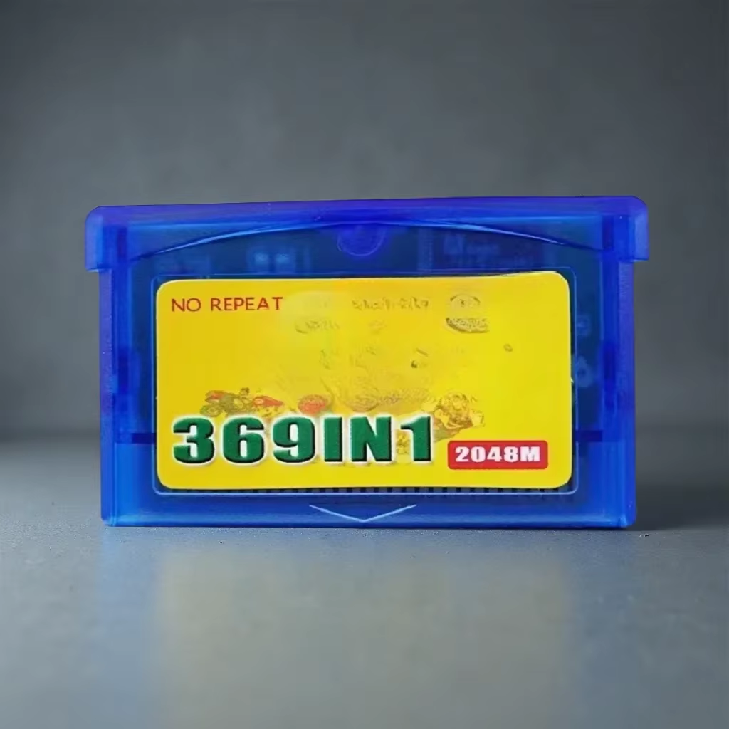 369 in 1 GBA Game Cartridge 32 - Retro Gaming Gif avaliação e preço