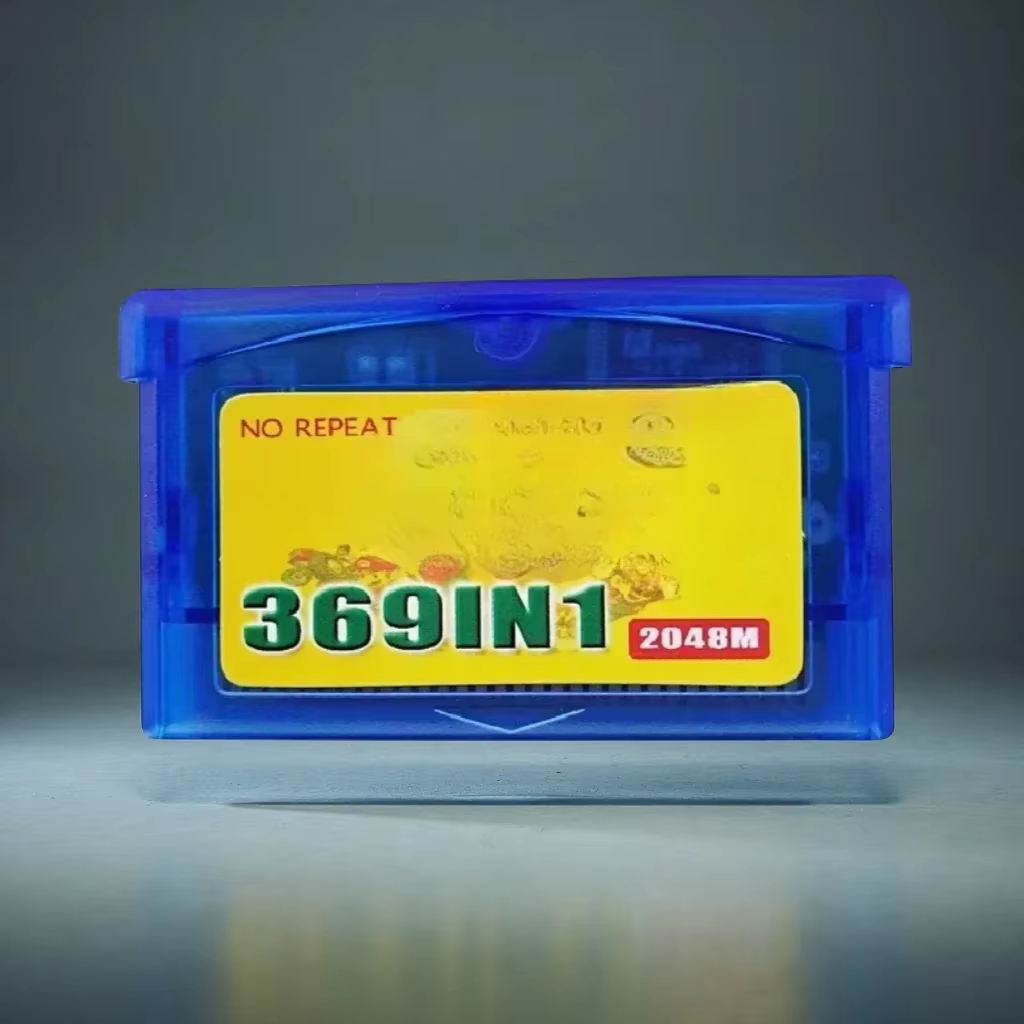 369 in 1 GBA Game Cartridge 32 - Retro Gaming Gif avaliação e preço