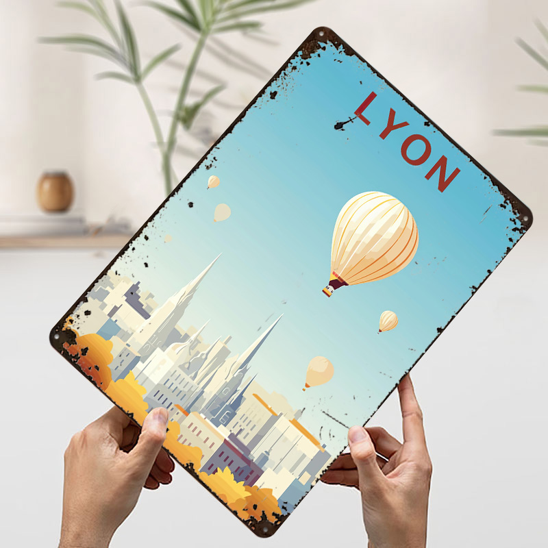 Travel to Lyon Printed Poster  - Retro Gaming Lyon avaliação e preço