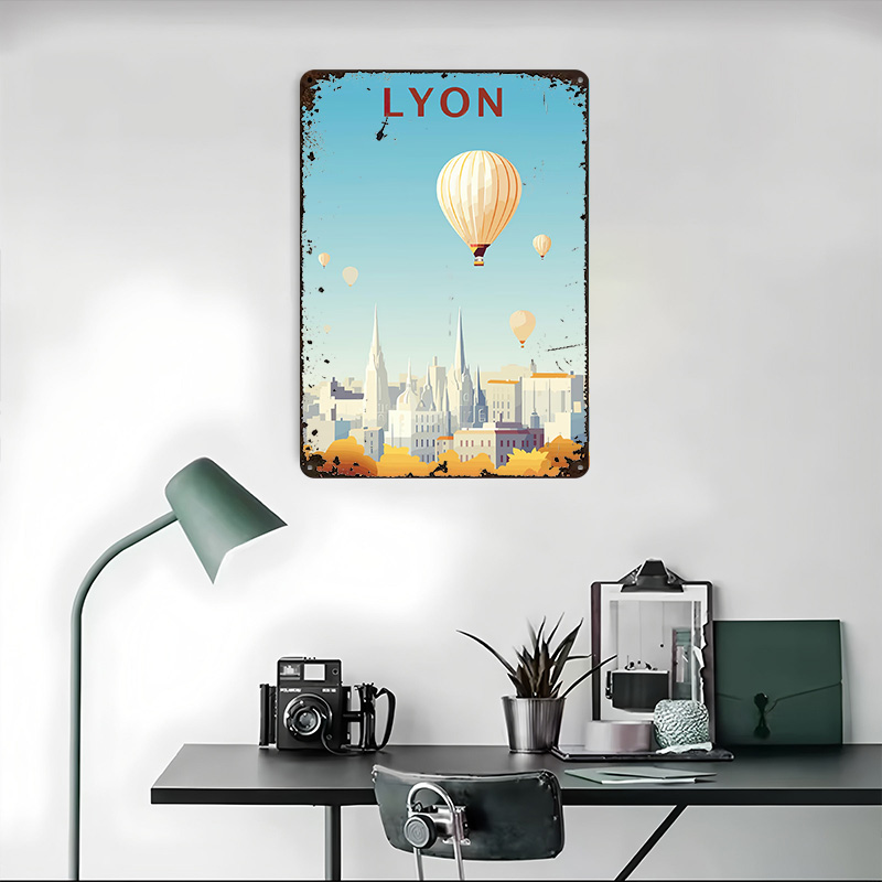 Travel to Lyon Printed Poster  - Retro Gaming Lyon avaliação e preço