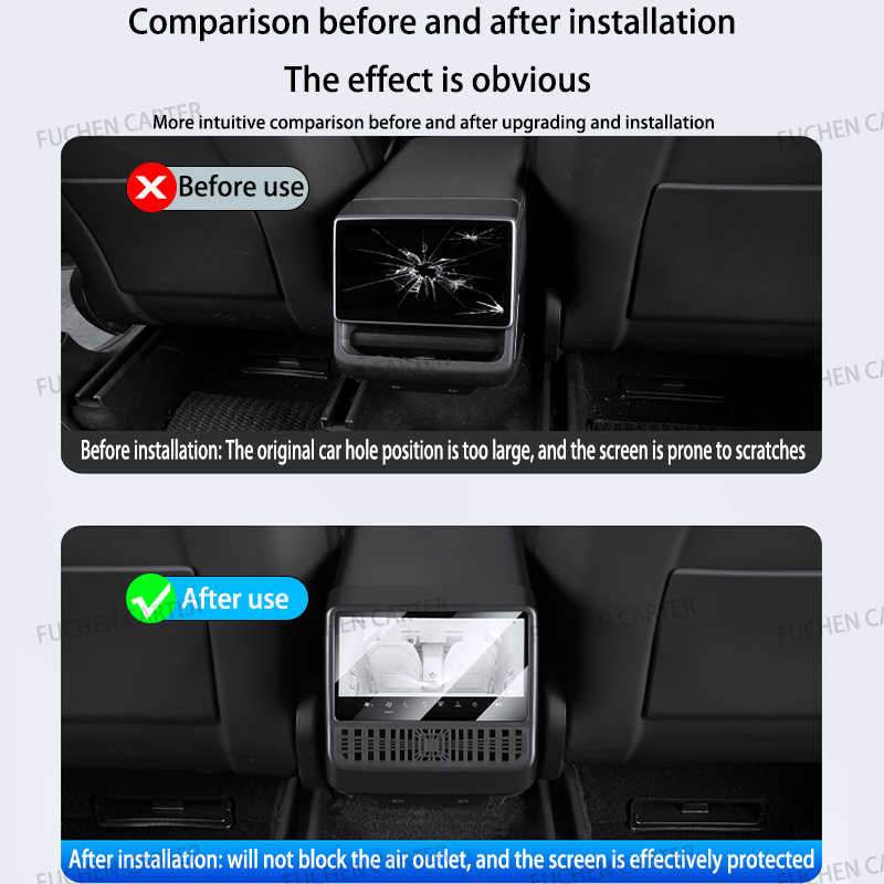 For Tesla Model 3 Y Highland J - Console Dust Cover avaliação e preço