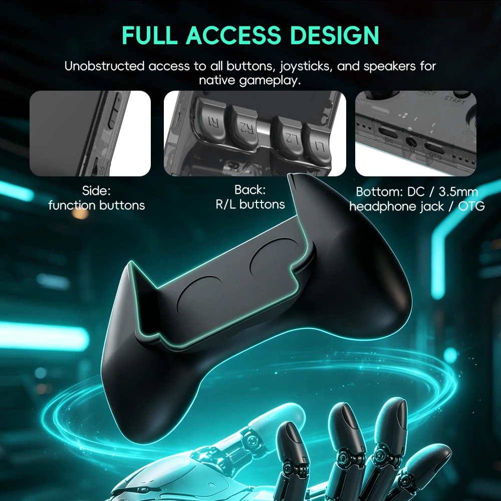 Data Frog R36S Game Grip Ergon - Retro Gaming Tablet avaliação e preço