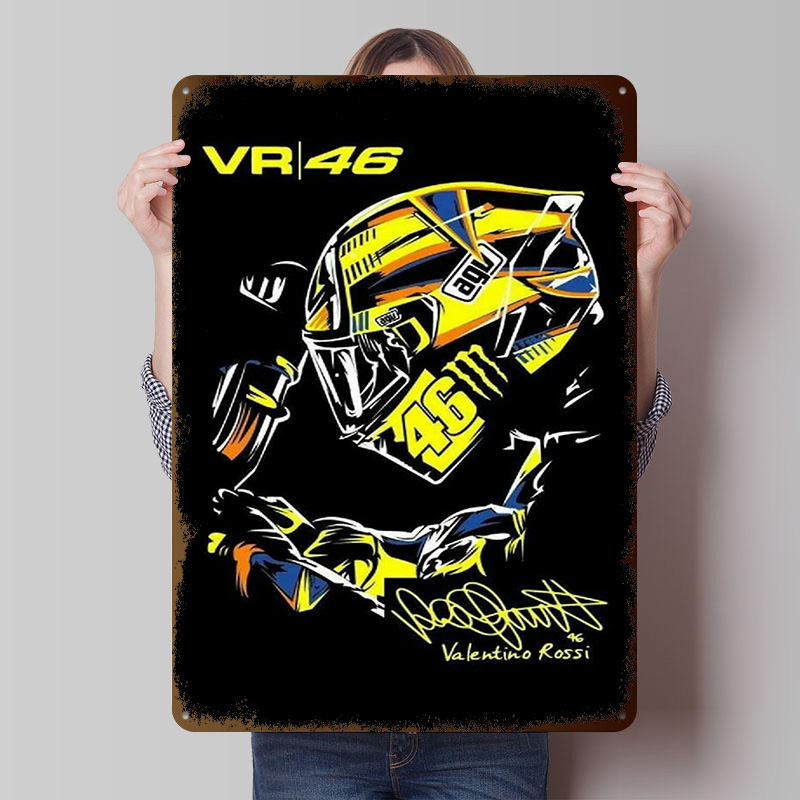 Helmet VR 46 Tinplate Poster V - Retro Gaming Vr avaliação e preço