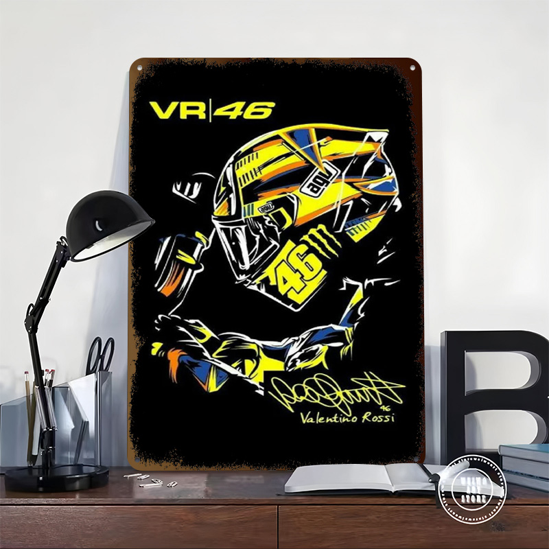 Helmet VR 46 Tinplate Poster V - Retro Gaming Vr avaliação e preço