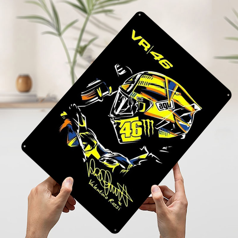 Helmet VR 46 Tinplate Poster V - Retro Gaming Vr avaliação e preço