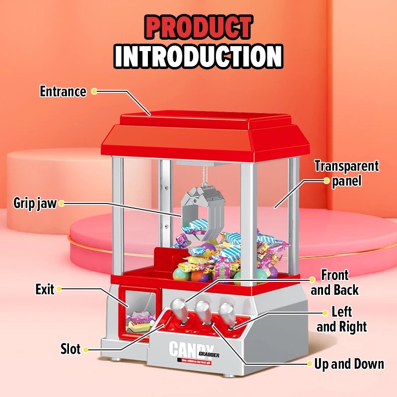 Claw Machine Electronic Candy  - Game Retro Gaming avaliação e preço