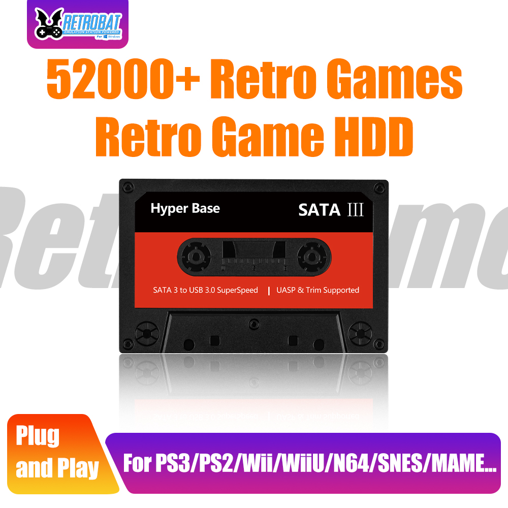 500GB/2TB Gaming HDD Batocera  - Retro Gaming Windows avaliação e preço