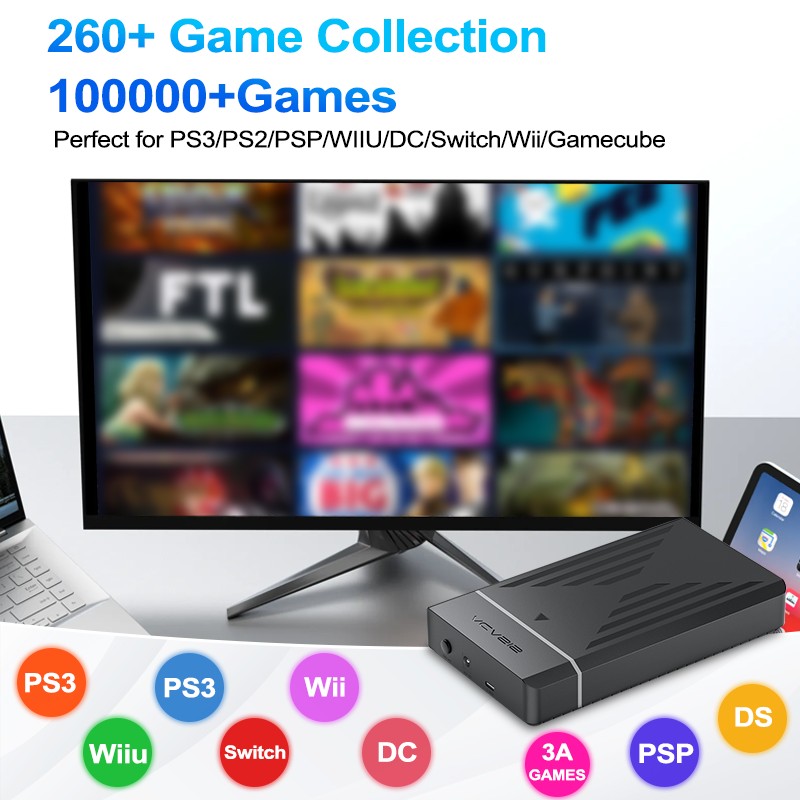 12TB Retro Gaming HDD with Hyp - Retro Gaming Windows avaliação e preço