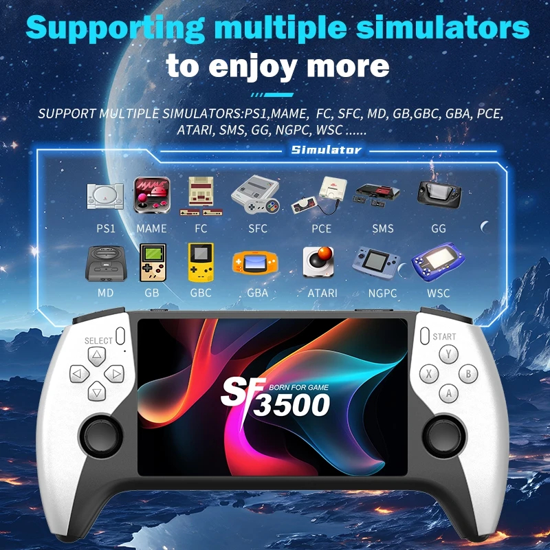 SF3500 Retro Handheld Game Con - Retro Gaming Download avaliação e preço